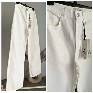 Kaia Greber x Zara Coated Jeans New